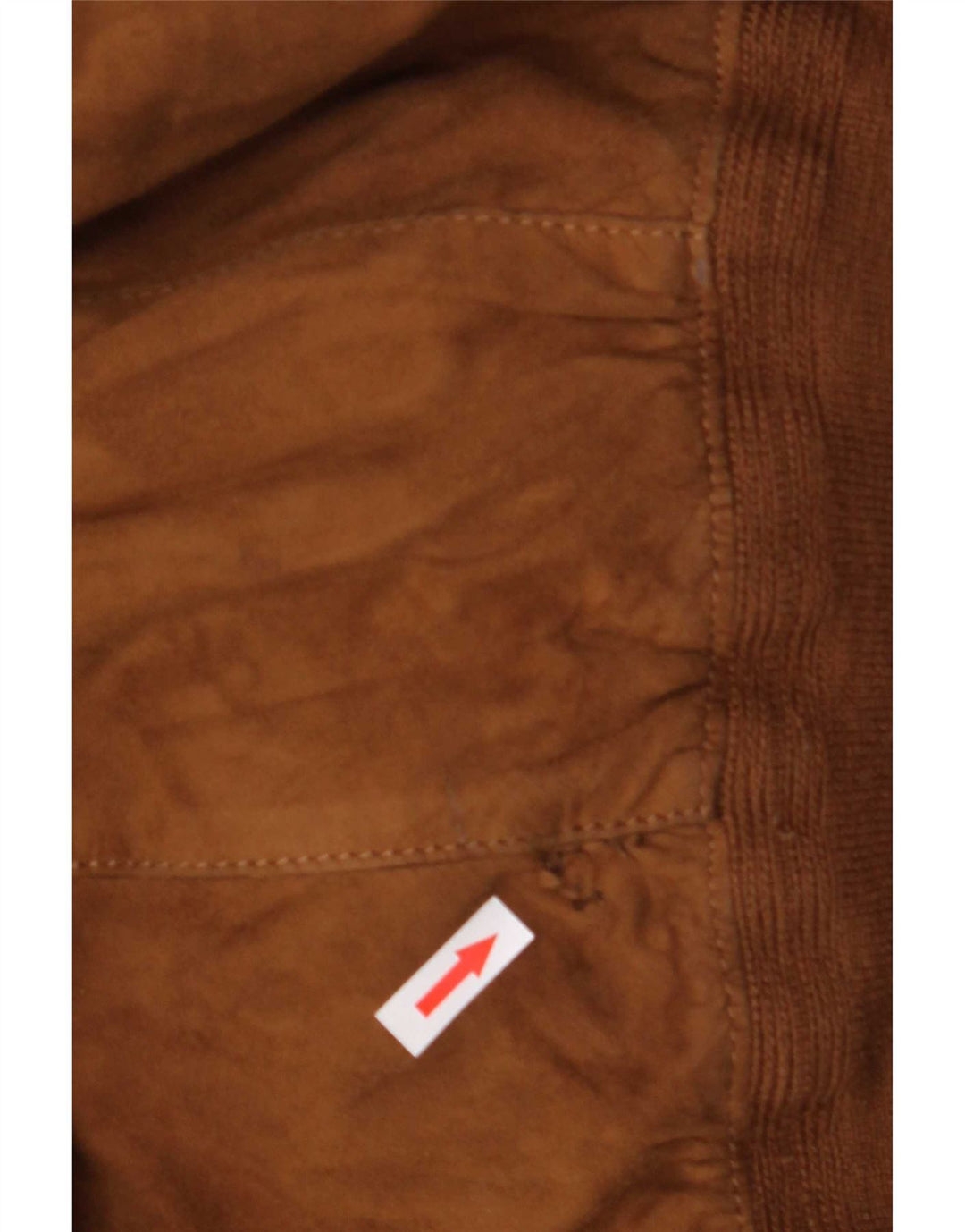 Giacca vintage in pelle scamosciata da uomo IT 48 Beige medio