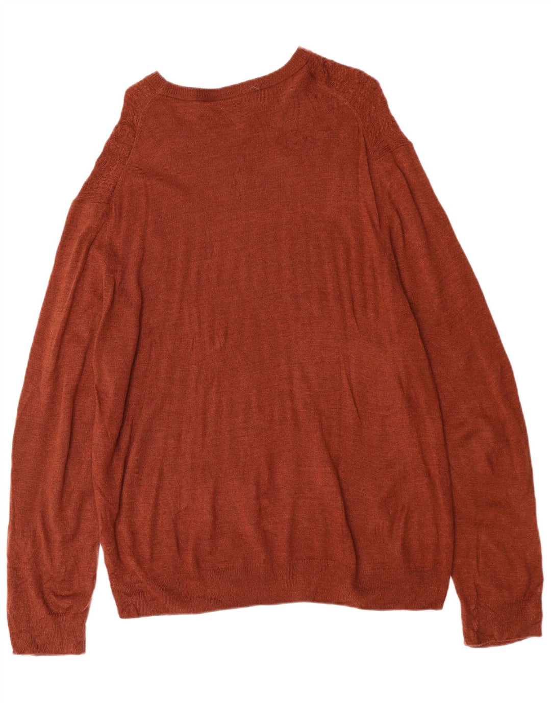 DOCKERS Maglione da uomo con scollo a barca XL Acrilico marrone