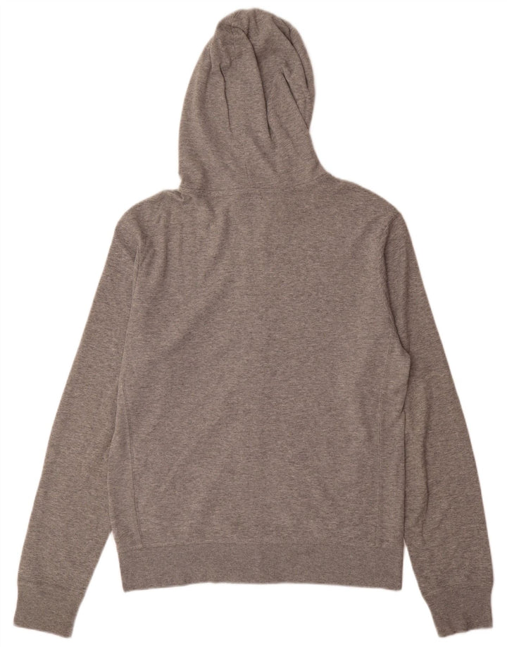 Maglione con cappuccio e zip da uomo Zara grande grigio screziato