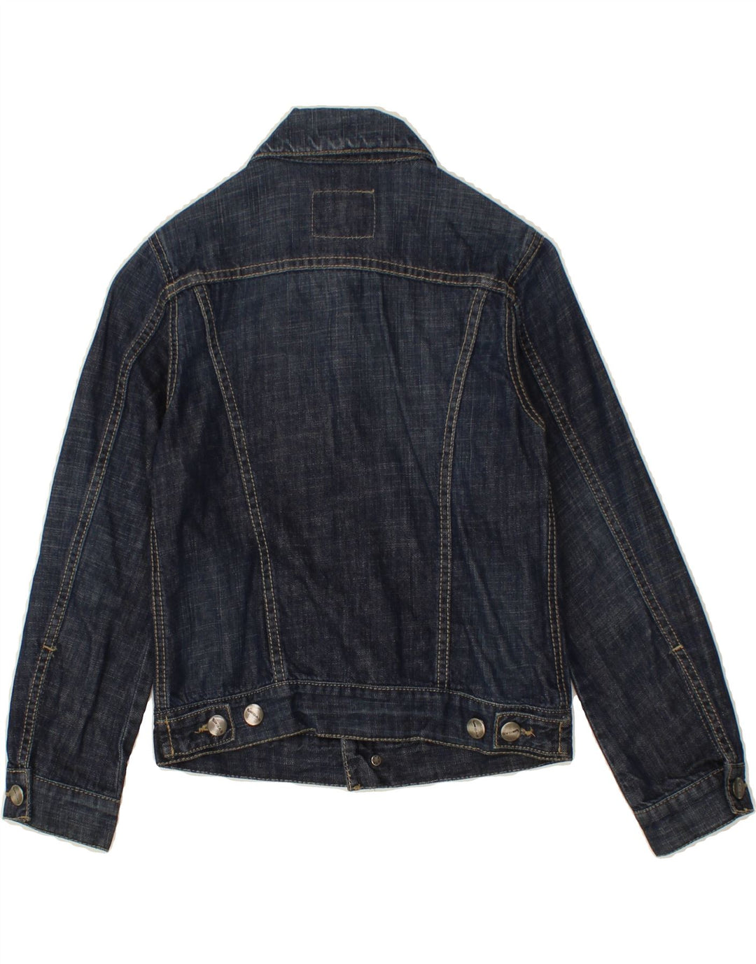 GAS Boys Denim Jacket 7-8 Years Navy Blue Cotton Vintage Gas and Second-Hand Gas from Messina Hembry 