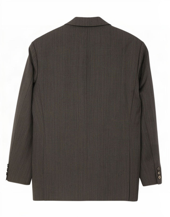 Giacca blazer St. Michael da uomo Marks & Spencer UK 48 2XL Grigia a spina di pesce