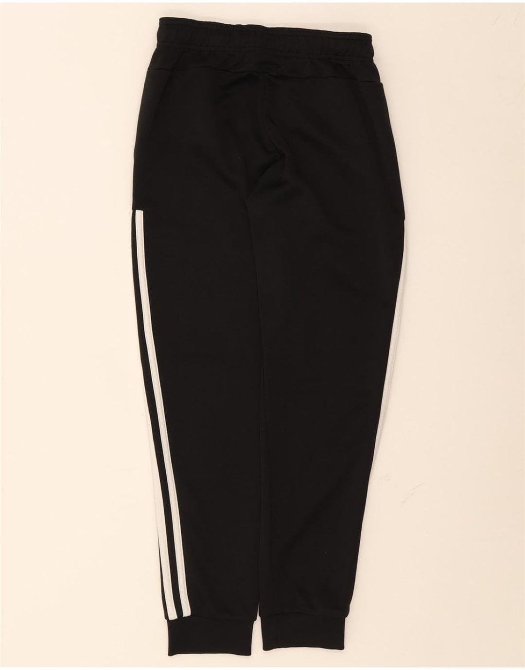 ADIDAS Boys Tracksuit Trousers Joggers 11-12 Years Medium Black Polyester Vintage Adidas and Second-Hand Adidas from Messina Hembry 