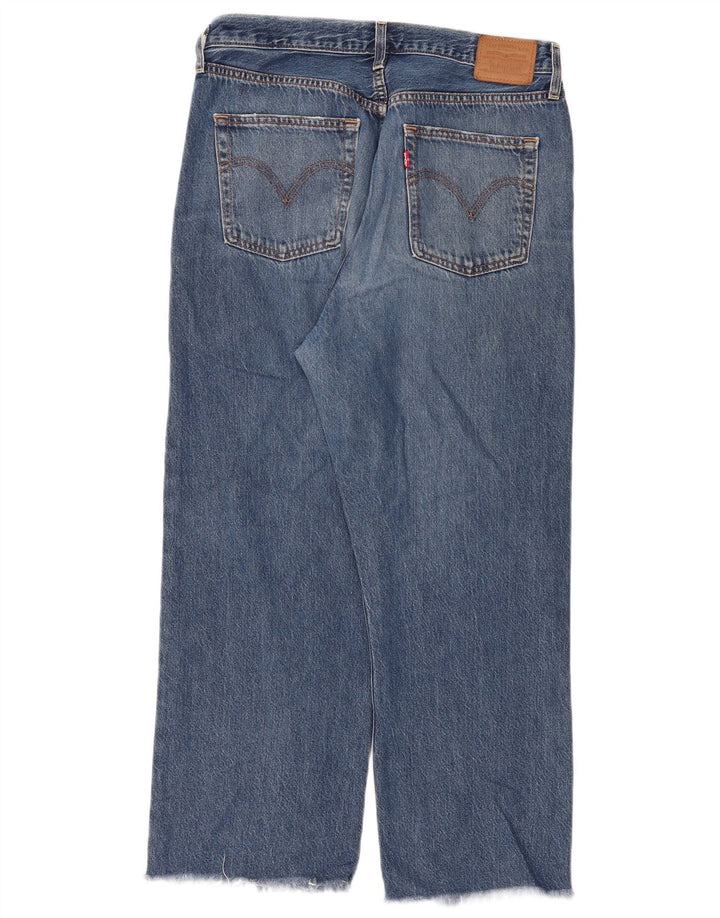 Jeans dritti Ribcage da donna Levi's W32 L29 cotone blu