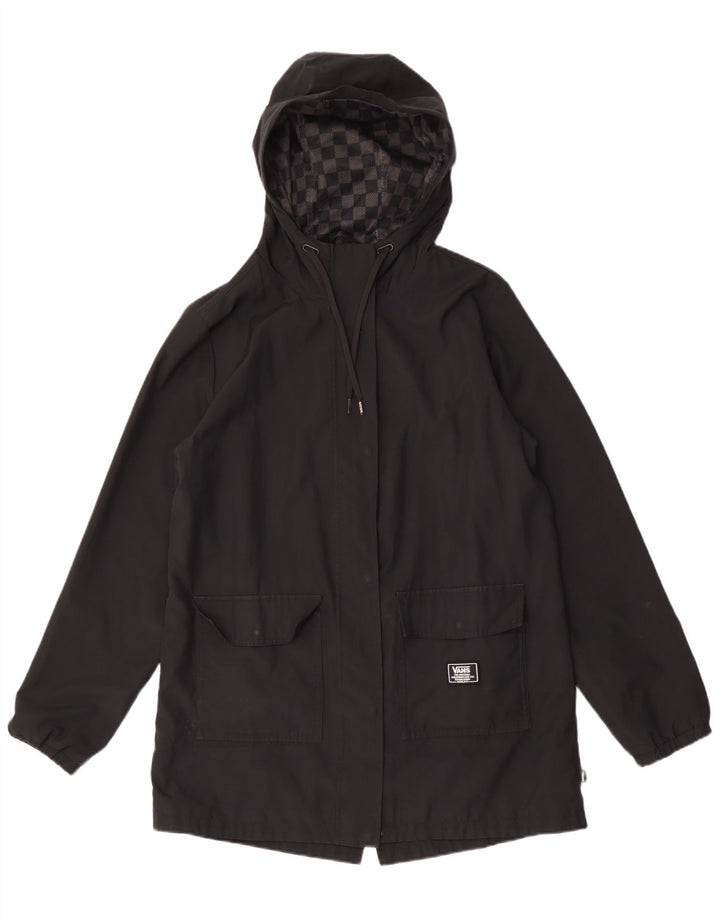 Impermeabile con cappuccio da donna Vans UK 14 medio nero poliestere