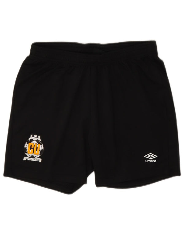 Umbro Ragazzi Cambridge United F.C. Pantaloncini sportivi grafici 13-14 anni XL neri