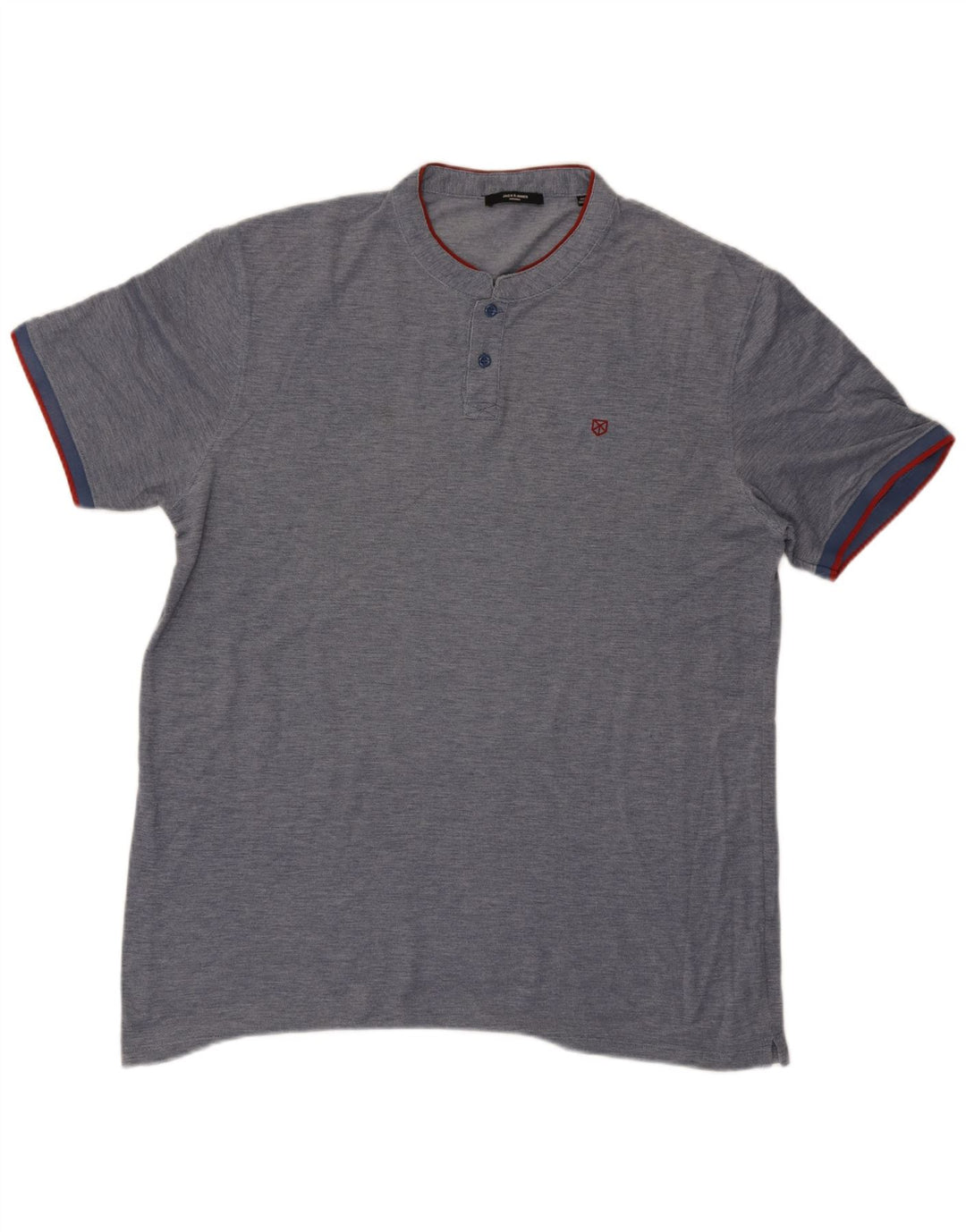 Maglietta da uomo Jack & Jones Top 2XL Blu navy screziato