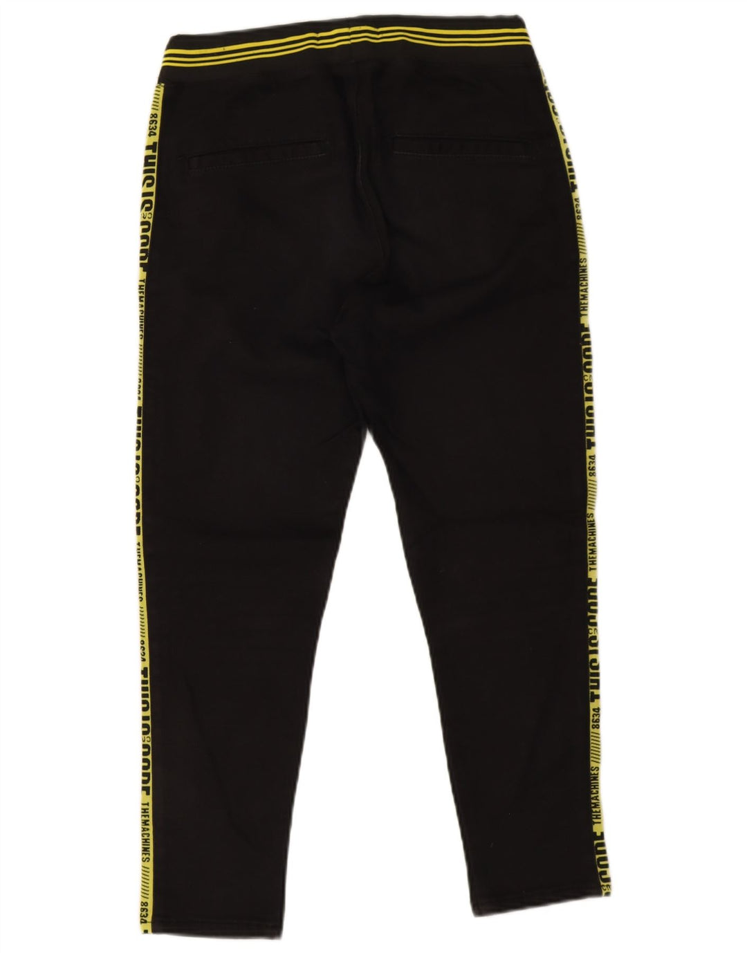 Pantaloni da tuta con grafica Zara da uomo piccoli in poliestere nero