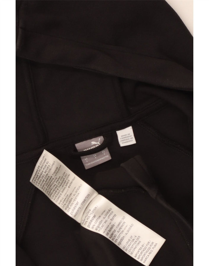 Felpa con cappuccio e zip da donna PUMA UK 10 Small Nero Poliestere