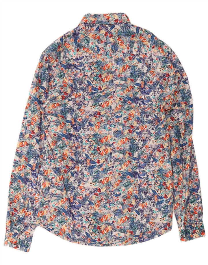 Camicia Zara da uomo slim fit in cotone floreale medio multicolore