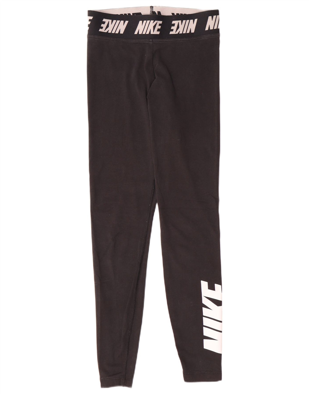 Leggings grafici da donna NIKE UK 12 cotone nero medio
