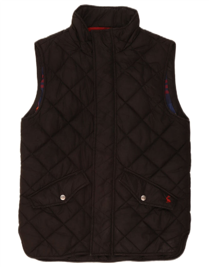 Gilet trapuntato da uomo Joules UK 36 piccolo poliestere nero