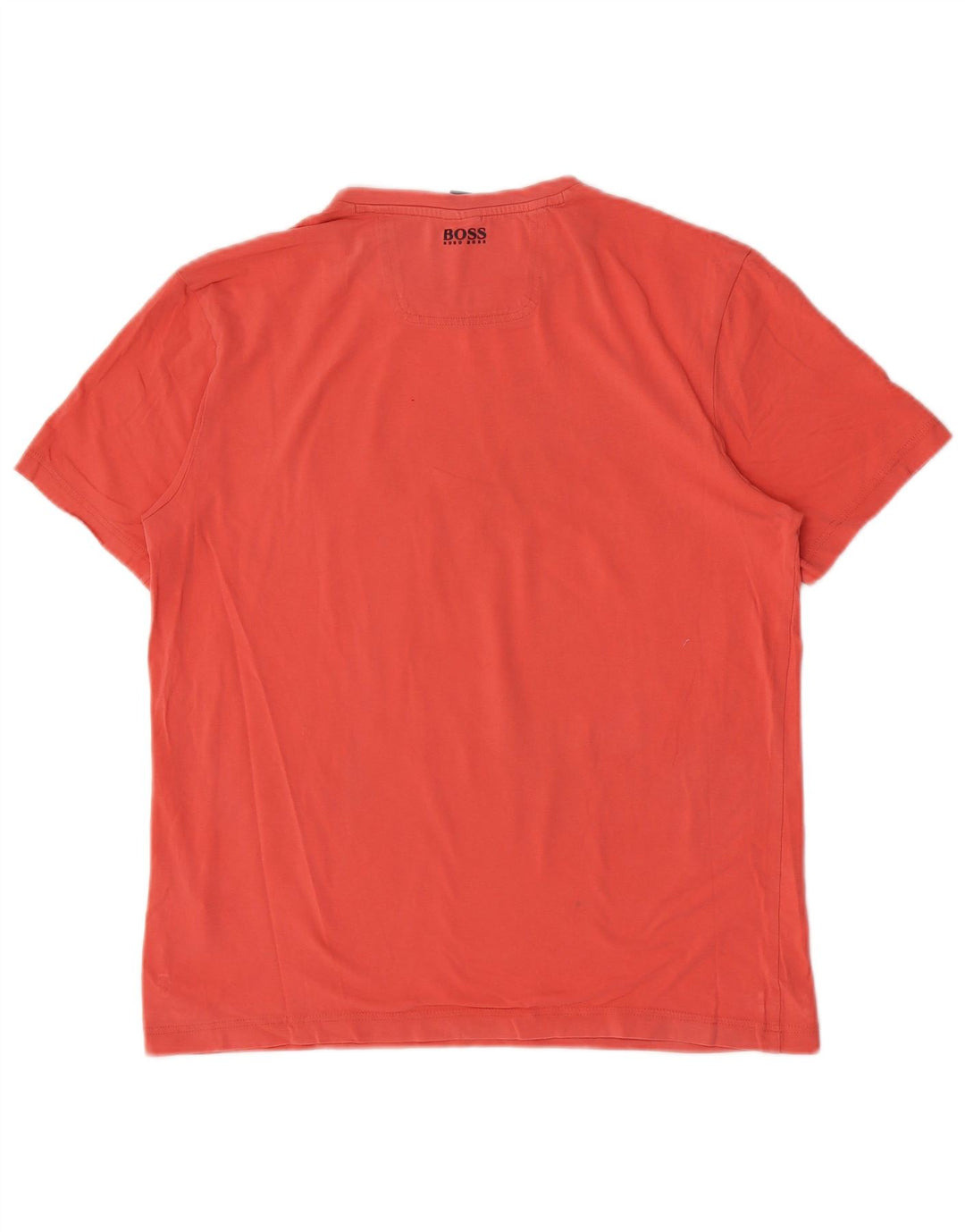 T-shirt grafica da uomo Hugo Boss Top in cotone rosa medio