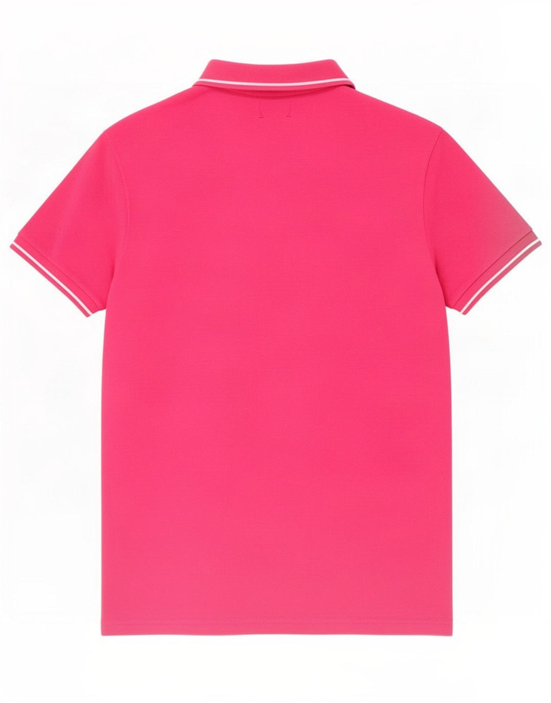 Polo da uomo Pierre Cardin in cotone rosa medio