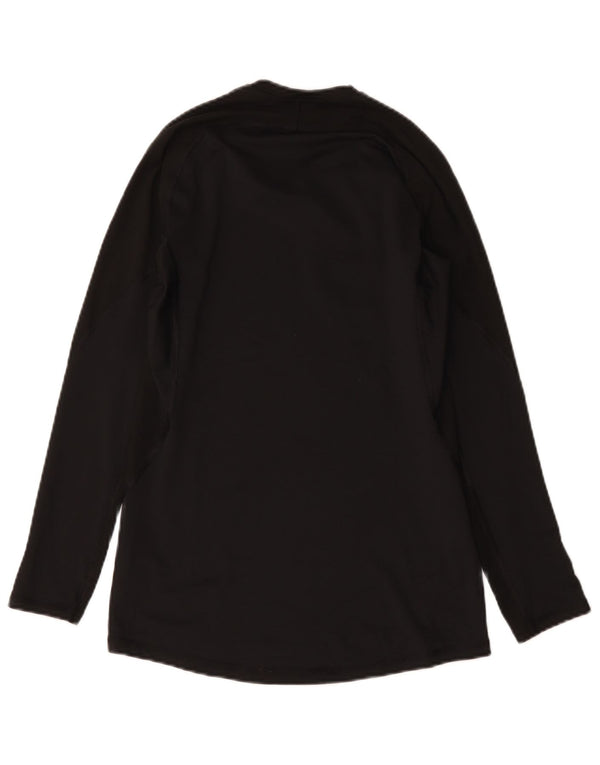 Adidas Womens Climacool Graphic Top Long Sleeve UK 12 Medium Black