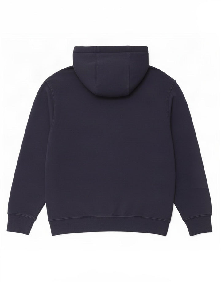 Felpa con cappuccio da uomo Nike, cotone medio blu navy