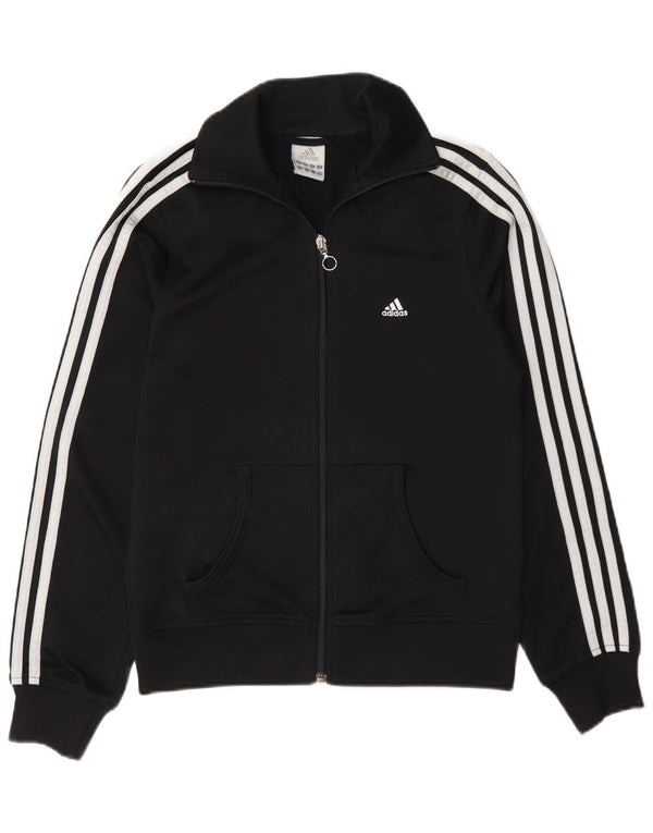Giacca da tuta da donna Adidas UK 10 Small Poliestere nero