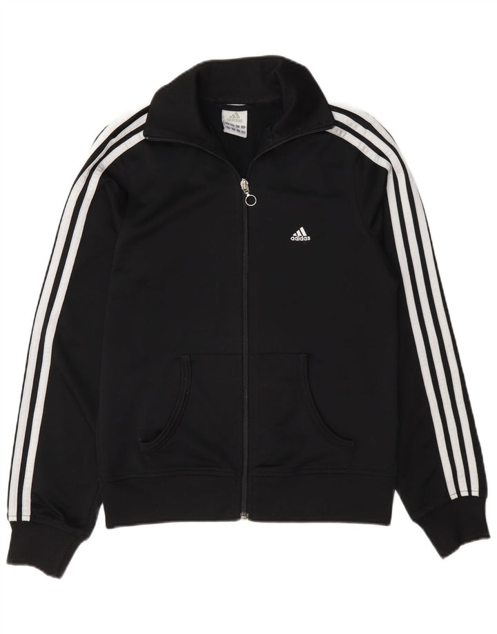 Giacca da tuta da donna Adidas UK 10 Small Poliestere nero