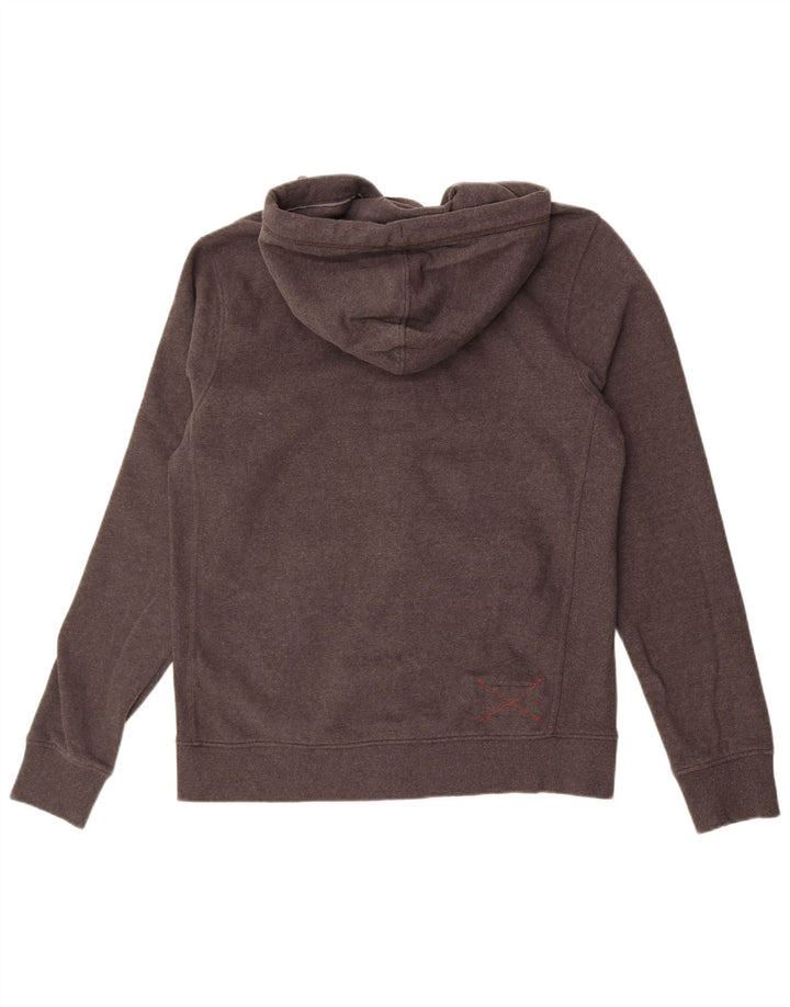 Maglione con cappuccio e zip da uomo Fat Face grande in cotone grigio
