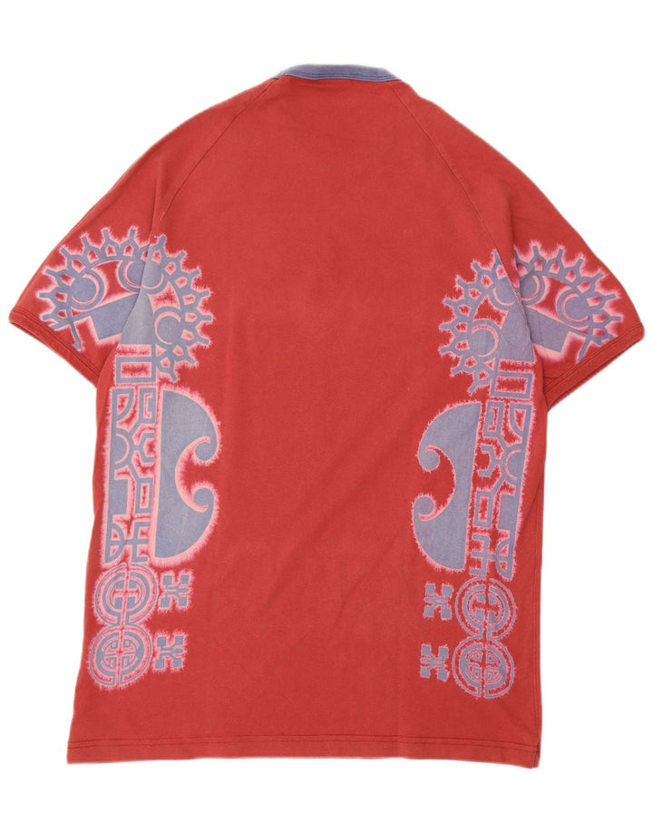 REPLAY T-shirt grafica da uomo Top grande in cotone rosso