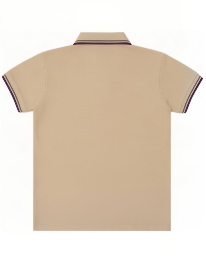 Polo da uomo Fred Perry in cotone bianco medio