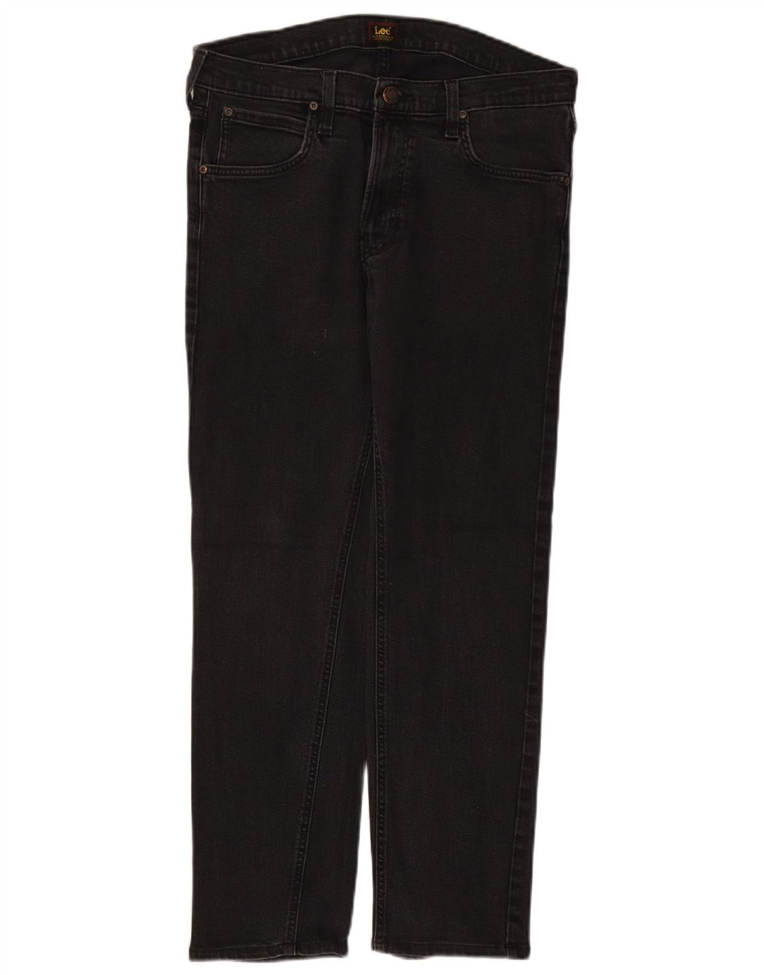 Jeans dritti da uomo Lee Daren Zip Fly W34 L32 cotone nero