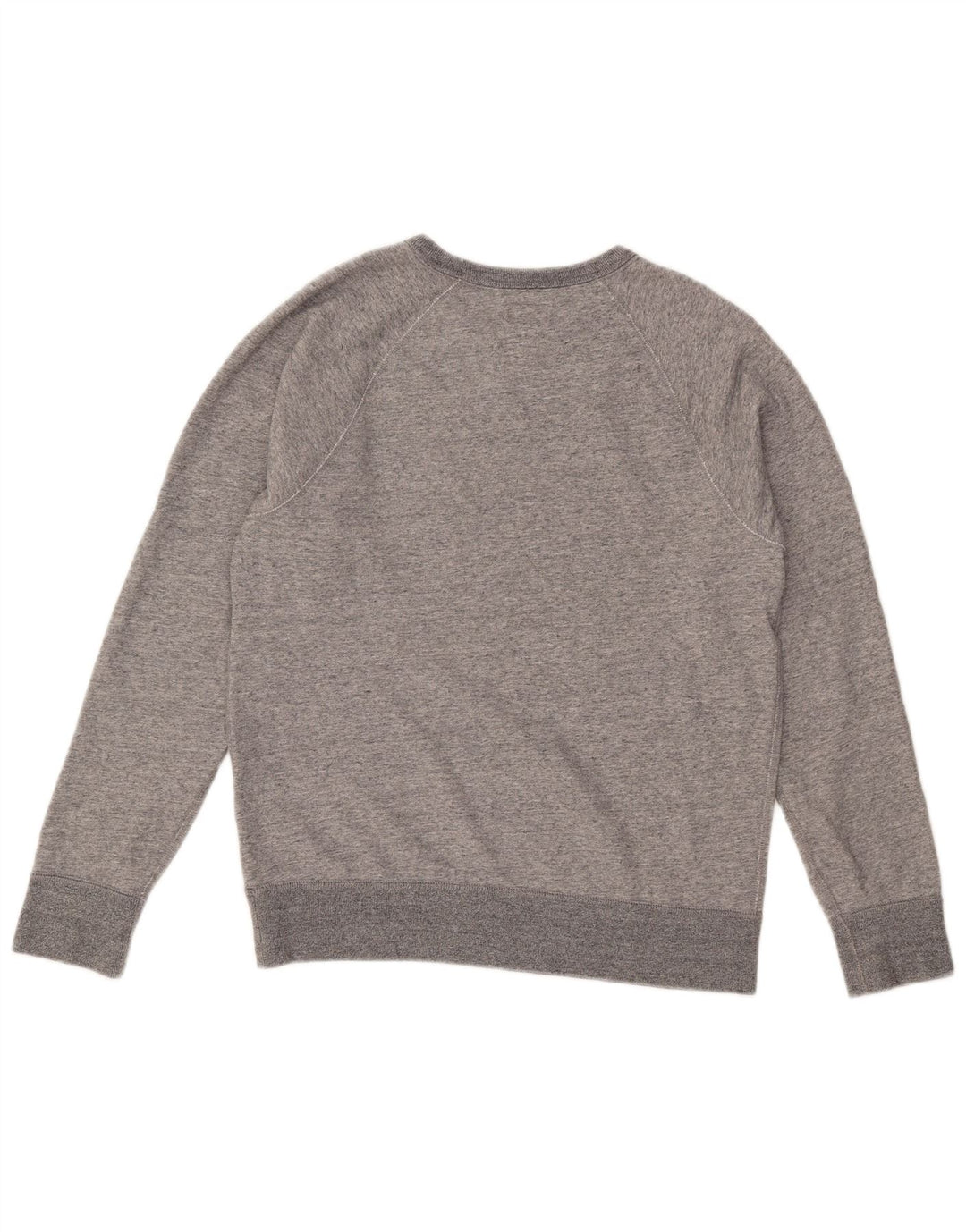 Felpa da uomo J. Crew Maglione piccolo cotone chiazzato grigio