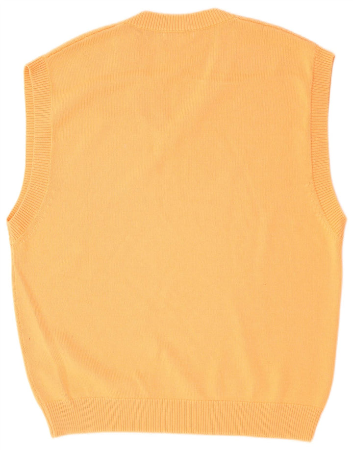 Canottiera da uomo Zara Canotta XL in cotone arancione