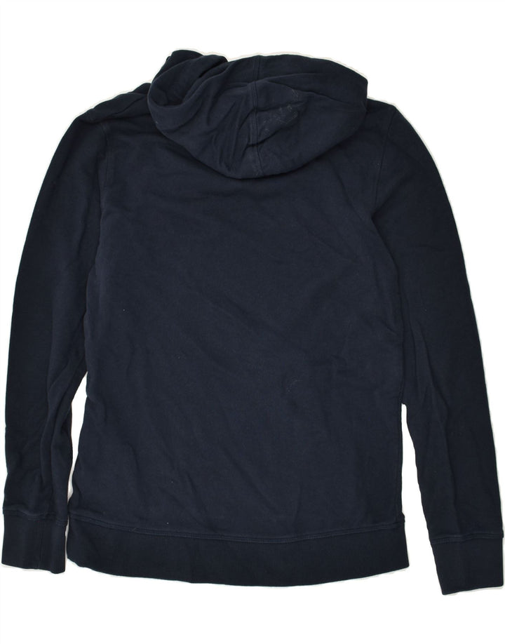 JACK & JONES Mens Graphic Hoodie Jumper Medium Navy Blue Cotton | Vintage Jack & Jones | Thrift | Second-Hand Jack & Jones | Used Clothing | Messina Hembry 