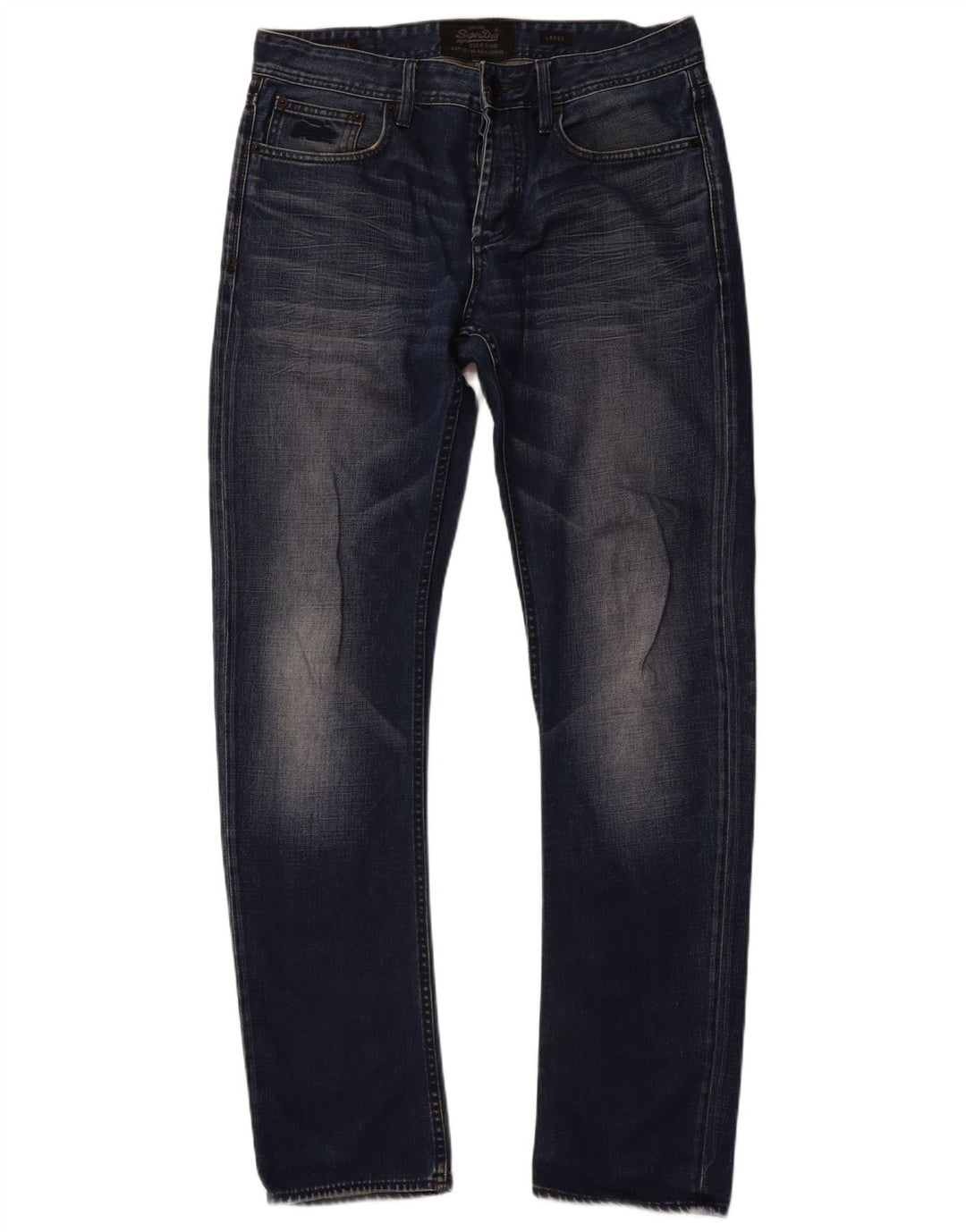 Jeans larghi da uomo SUPERDRY W32 L34 cotone blu