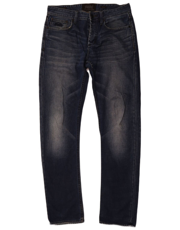 Jeans larghi da uomo SUPERDRY W32 L34 cotone blu