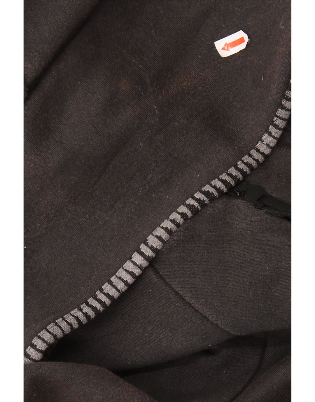 Maglione con cappuccio e zip da uomo ADIDAS in cotone nero medio