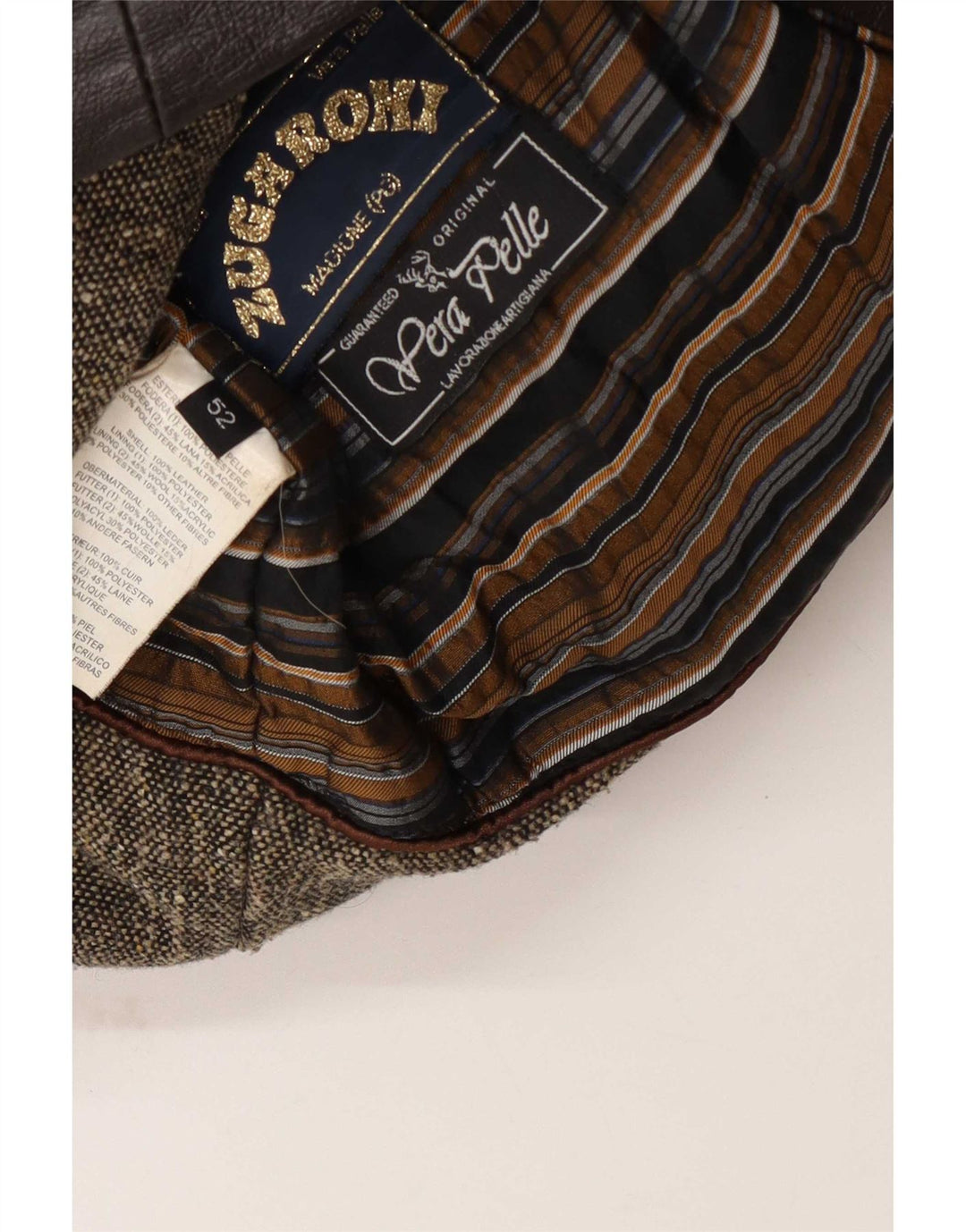 Giacca in pelle da uomo Magione Zugaroni IT 52 XL Marrone