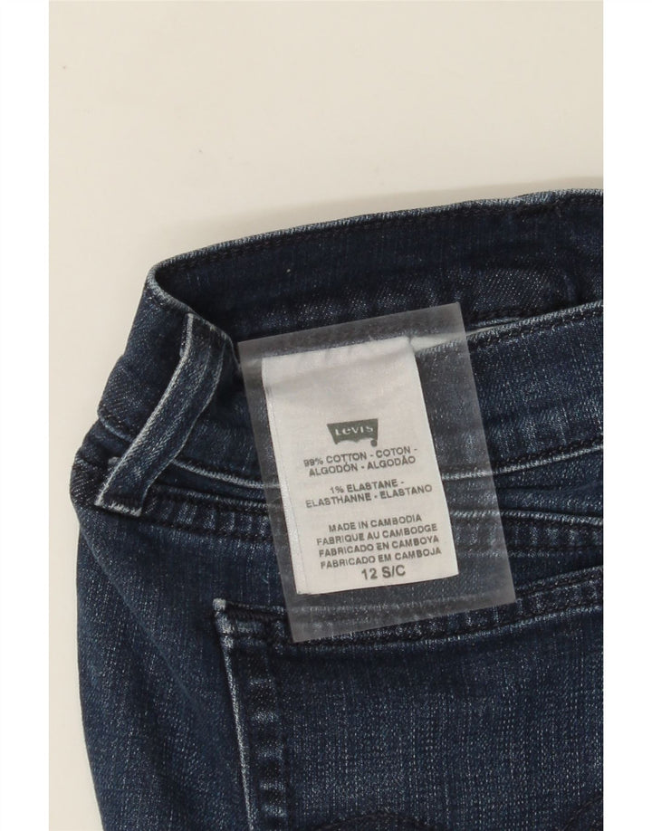 Jeans bootcut da donna LEVI'S US 12 Large W32 L29 Cotone blu