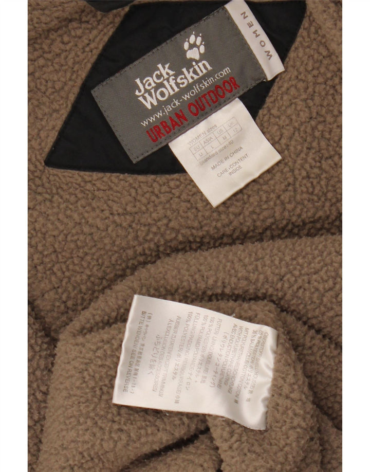 Giacca a vento da donna JACK WOLFSKIN UK 12 poliestere nero medio