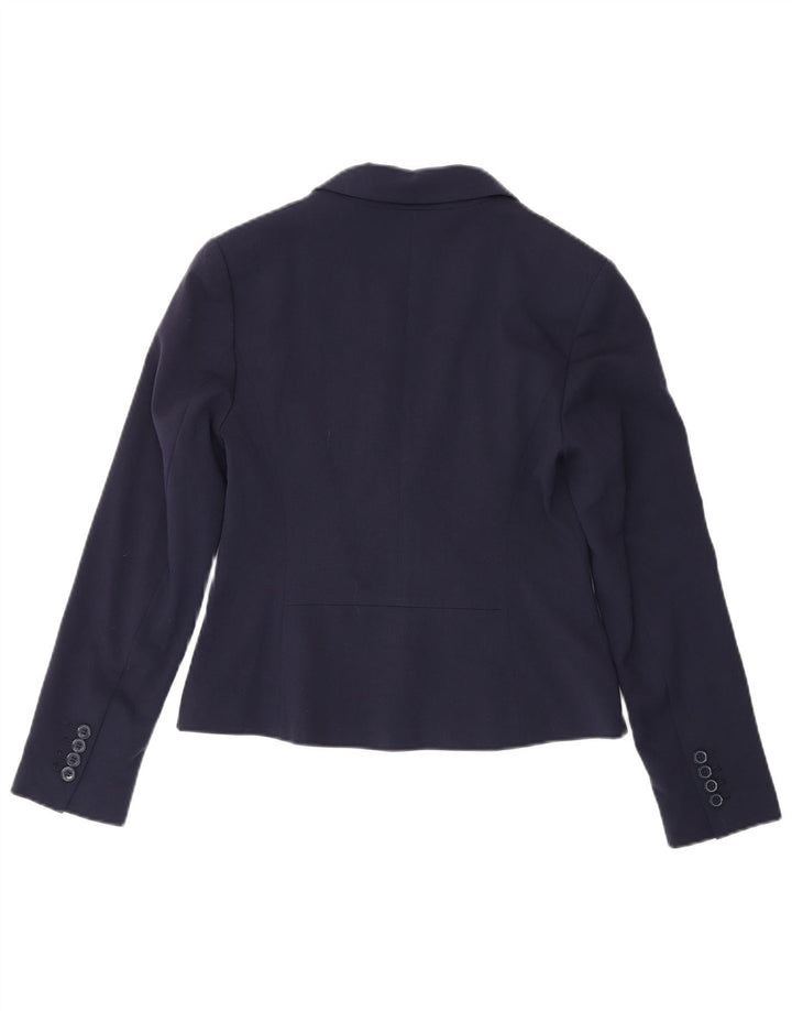Giacca blazer a 2 bottoni Marks & Spencer da donna UK 8 piccola blu navy