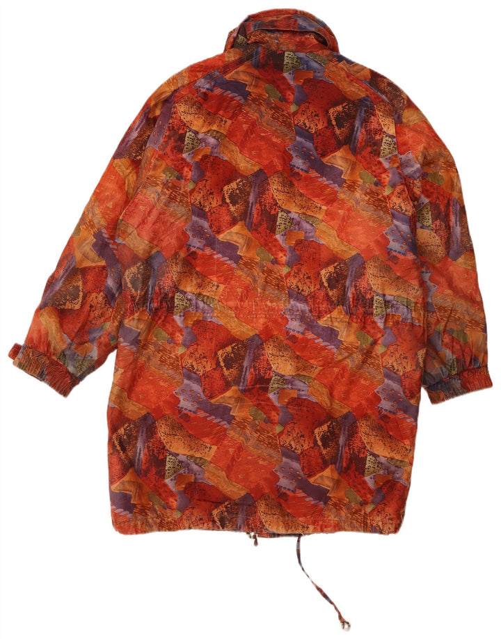 Cappotto giacca a vento da donna con motivo astratto C&A UK 14 grande multicolore