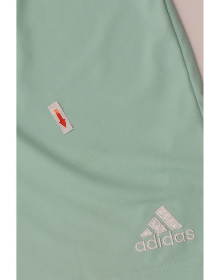 Pantaloncini sportivi da uomo Adidas in poliestere verde medio