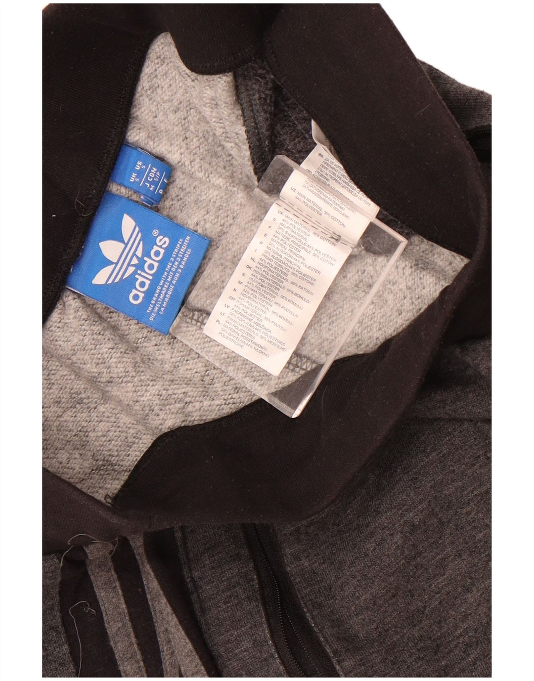 Pantaloni da tuta da uomo Adidas Joggers piccoli in cotone grigio