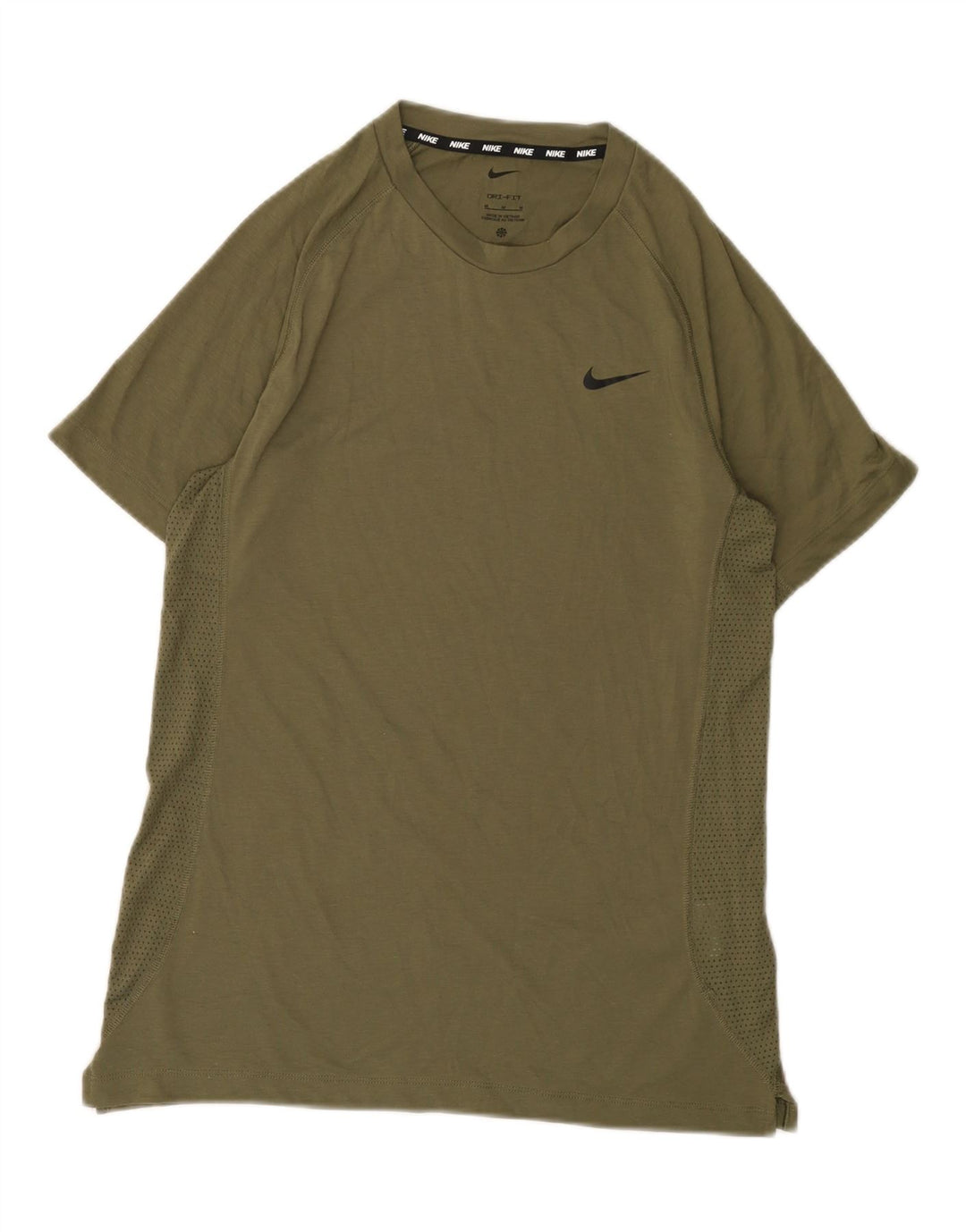 T-shirt Nike Dri Fit da uomo, poliestere medio kaki