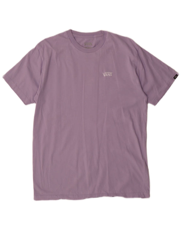 Maglietta da uomo Vans Classic Fit in cotone viola medio