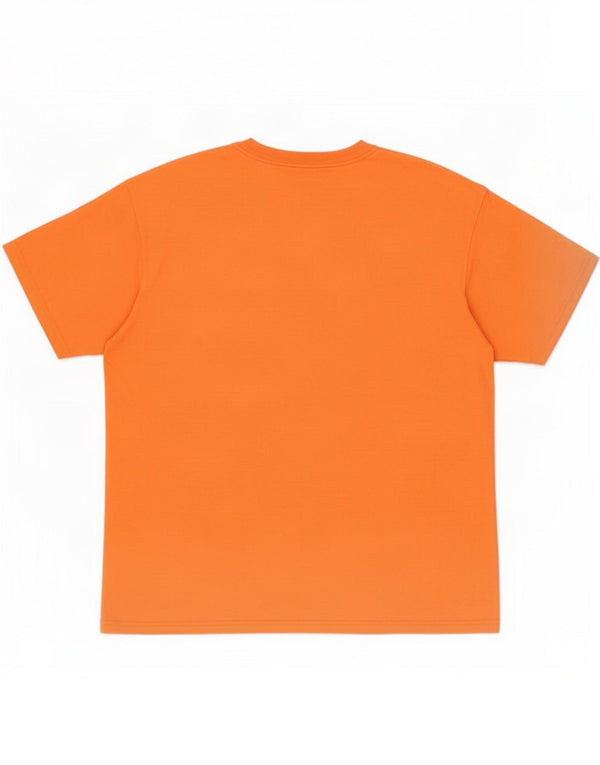 T-shirt grafica da uomo Carhartt Top grande in cotone arancione