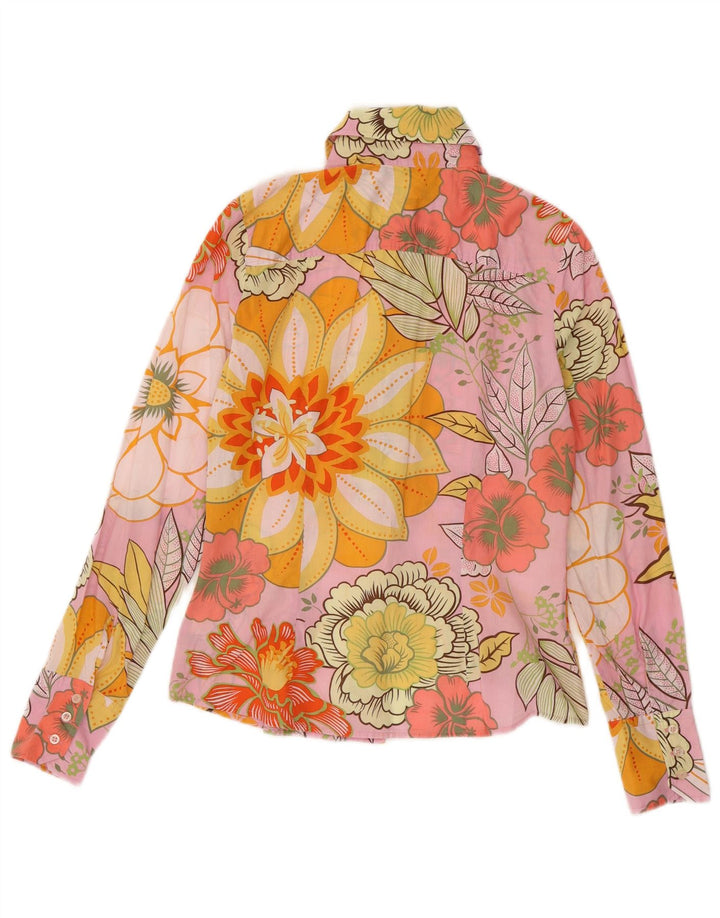 Camicia da donna Sisley UK 12 media floreale multicolore
