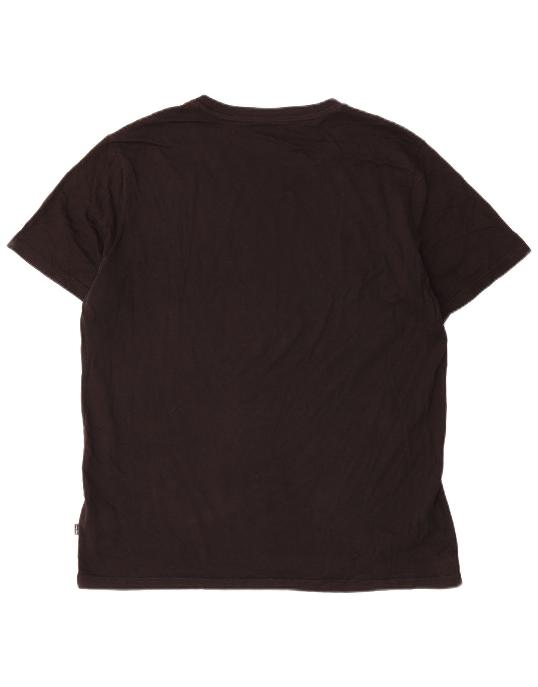 T-shirt grafica da uomo Puma Top in cotone nero medio