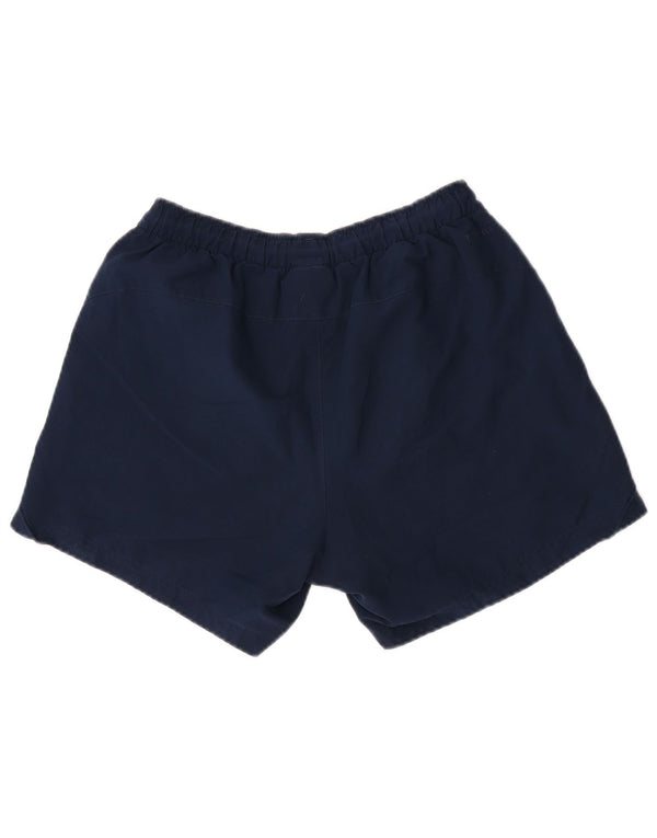 Pantaloncini sportivi Adidas Climalite da uomo medi in poliestere blu navy