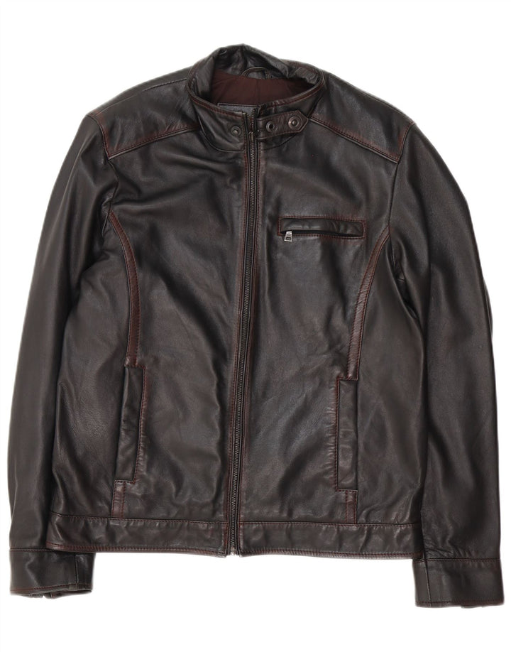 Giacca in pelle da uomo Danier UK 40 grande nera