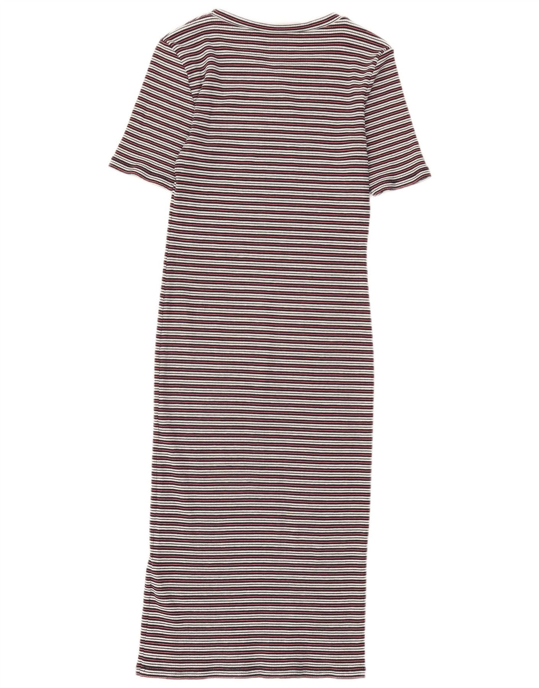 Abito maxi aderente da donna Oasis UK 12 Cotone a righe multicolore medio