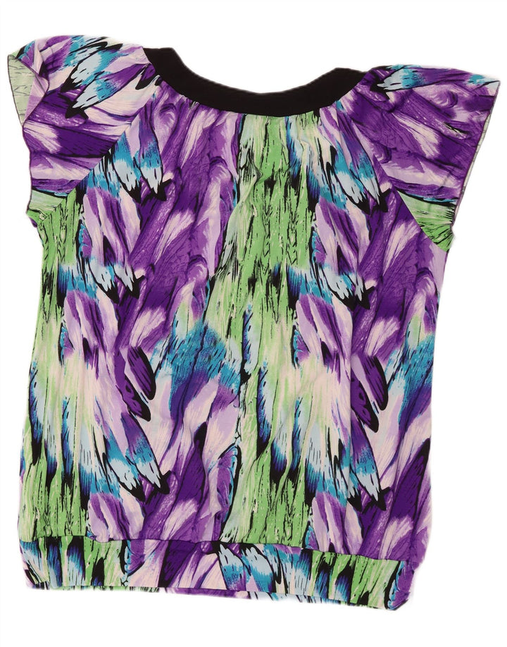 Camicetta autografata da donna Marks & Spencer UK 18 XL Viola