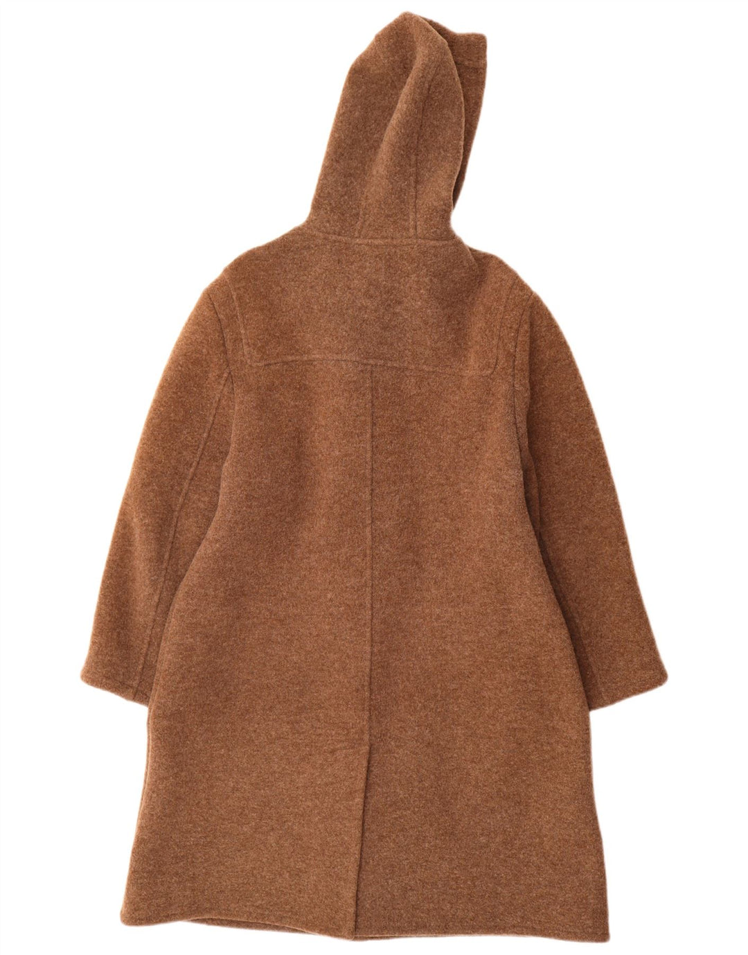 Montgomery con cappuccio da donna Isabella G UK 14 Lana nuova marrone medio