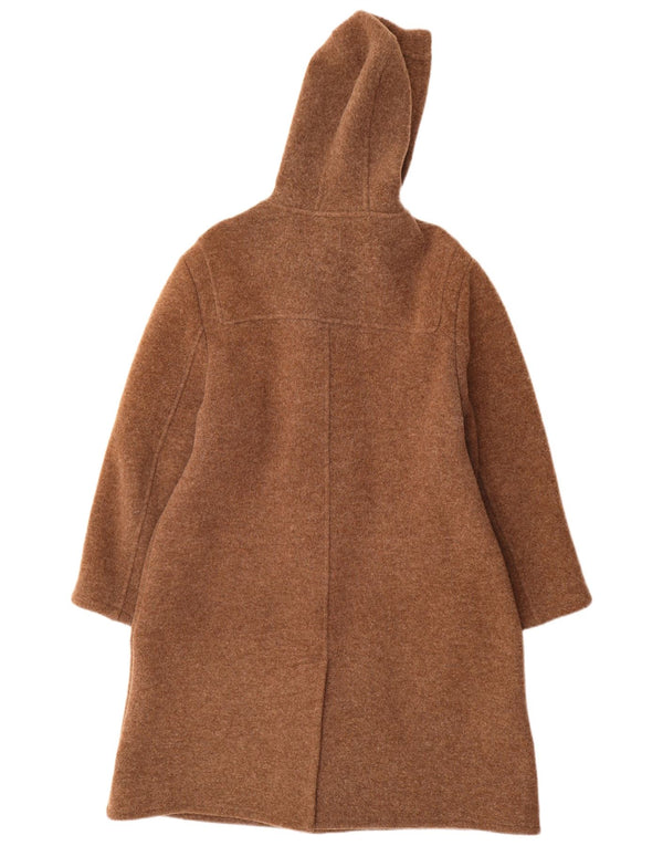 Montgomery con cappuccio da donna Isabella G UK 14 Lana nuova marrone medio