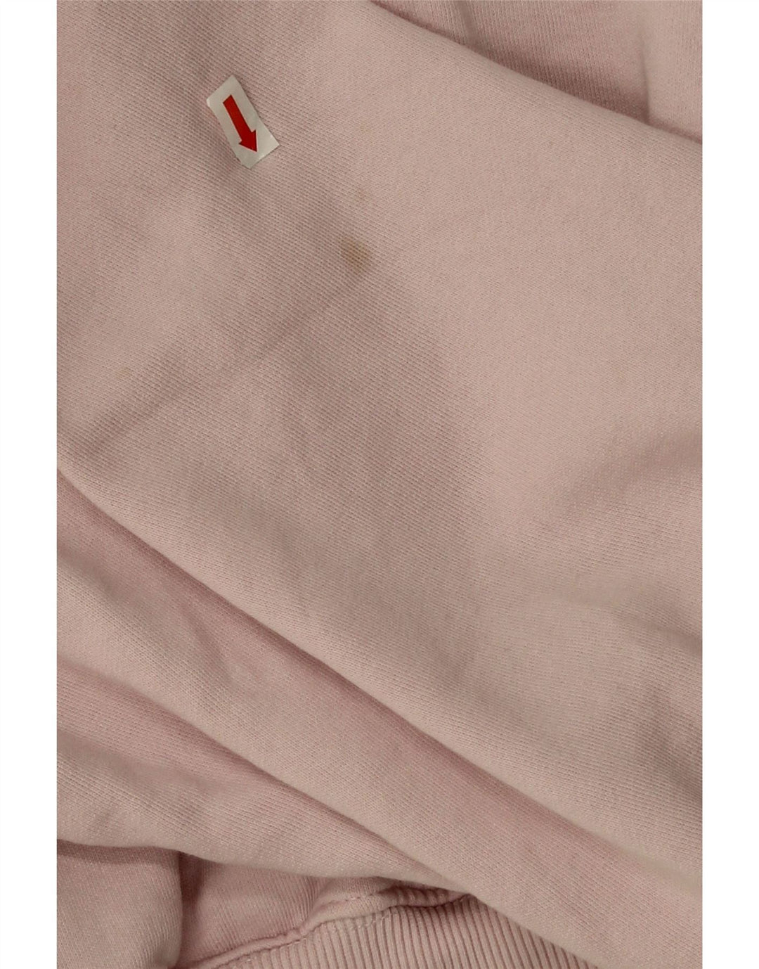 Felpa corta oversize da donna Zara, maglione UK 14, cotone rosa medio